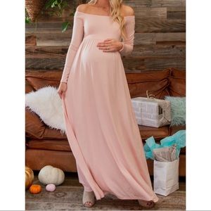 PinkBlush Maternity Maxi Dress
